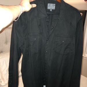 Lucky Brand Black Button Down - Never Worn